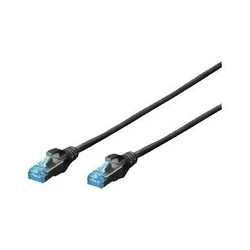 Καλώδιο Δικτύου Digitus Cat5e SF/UTP Ste. RJ45 2,00m Black polybag