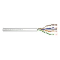 Καλώδιο Δικτύου Digitus Roh-Patchkabel Cat6 U/UTP tw.Pair 305m Gray AWG26/7