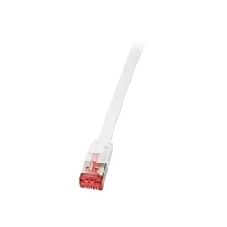 Καλώδιο Δικτύου Logilink Flachpatchkabel RJ45 U/FTP Cat6A 7,50m White