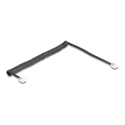 Καλώδιο Τηλεφωνικό Delock Spiral RJ11 St. to RJ11 St. 2m