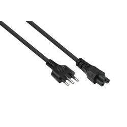 Καλώδιο Τροφοδοσίας Kabelmeister Italien Typ I to C5 Black 1,8m