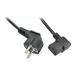 Καλώδιο Τροφοδοσίας Lindy IEC abangled Schuko to C13 5m