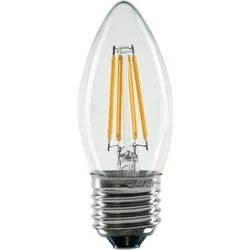 Λάμπα LED Segula candle clear E27 3,2W 270Lm 2700K dimmable