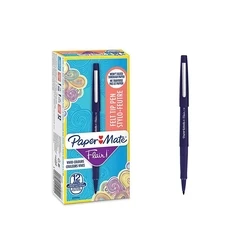 Μαρκαδόροι Papermate fiber Flair M 12er box Navy blue