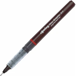 Ραπιδογράφος Rotring Feinfiber Tikky Graphic 0,3mm Black 1 Stk