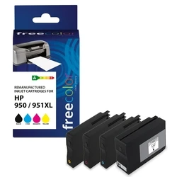 Μελάνι Συμβατό Freecolor HP 950XL/951XL Multipack BK/C/M/Y remanufactured