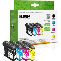 Μελάνι Συμβατό KMP Brother LC-123 VALBPDR Multipack 4x 600 S. B60V