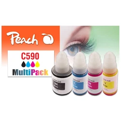 Μελάνι Συμβατό Peach Canon CISS GI-590 MultiPack remanufactured