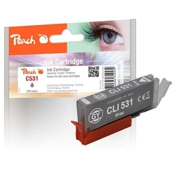 Μελάνι Συμβατό Peach Canon CLI-531, 6119B001 grey compatible