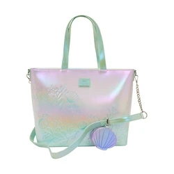 Loungefly Disney Παιδική Τσάντα Little Πολύχρωμη με Ariel & Flounder (WDTB3509)