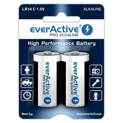 Μπαταρίες Αλκαλικές Everactive Pro LR14 C - blister card - 2 pieces