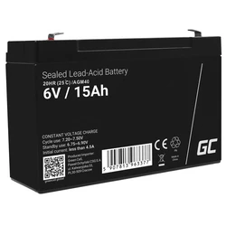 Μπαταρία UPS Green Cell AGM40 Sealed Lead Acid (VRLA) 6 V 15 Ah