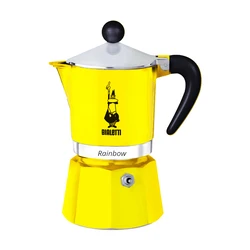Μπρίκι Espresso Bialetti Rainbow Moka pot Black, Yellow