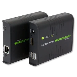 KVM Extender Techly IDATA HDMI-KVM2 Transmitter & receiver