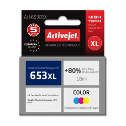 Μελάνι Συμβατό Activejet AH-653CRX for HP 653XL 3YM74AE; Premium; 320 pages; colour