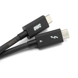 Καλώδιο USB OWC OWCCBLTB4C2.0M Thunderbolt 2 m 40 Gbit/s Black