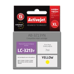 Μελάνι Συμβατό Activejet AB-3213YN for Brother, LC3213Y Supreme; 7 ml; yellow