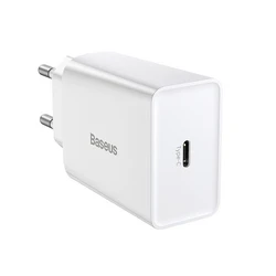 Φορτιστής Πρίζας Baseus Speed Mini White Indoor
