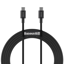 Καλώδιo USB Baseus Superior 1 m USB 2.0 USB-C Black
