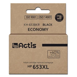 Μελάνι Συμβατό Actis KH-653BKR for HP 653XL 3YM75AE; Premium; 20ml; 575 pages; black