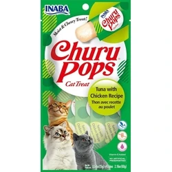 Υγρή Τροφή Γάτας Inaba Churu Pops Tuna with chicken - cat treats - 4x15 g