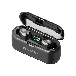 Bluetooth Handsfree Blow Earbuds BTE200 BLACK power bank 2000Mah