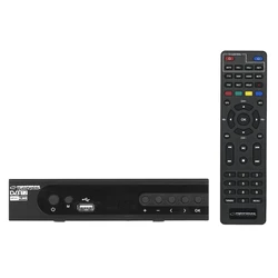 Ψηφιακός Δέκτης Esperanza EV106P Digital DVB-T2 H.265/HEVC tuner, Black