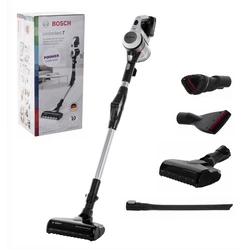 Σκουπάκι Bosch BBS711W stick vacuum/electric broom Bagless 0.3 L Black, Stainless steel, White
