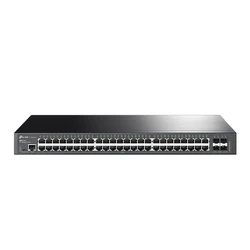 Network Switch TP-Link JetStream 48-Port Gigabit L2+ Managed with 4 10GE SFP+ Slots v1
