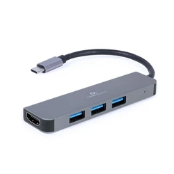 Docking Station Gembird A-CM-COMBO2-01 USB Type-C 2-in-1 (Hub + HDMI)