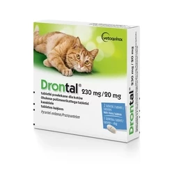 Συμπλήρωμα Διατροφής Κατοικίδιου Vetoquinol Drontal - worming tablets for cats
