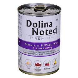 Υγρή Τροφή Σκύλων Dolina Noteci Premium Rich in rabbit and cranberry 400 g