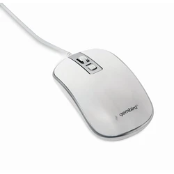 Ποντίκι Ενσύρματο Gembird MUS-4B-06-WS optical USB, 1200 DPI, white/silver