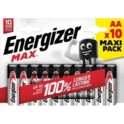 Μπαταρίες Αλκαλικές Energizer MAX AA LR6 10 PCS ECO