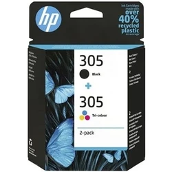 Μελάνι HP 305 2-Pack Tri-color/Black Original Ink Cartridge