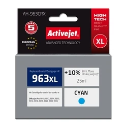 Μελάνι Συμβατό Activejet AH-963CRX HP 963XL 3JA27AE, Premium, 1760 pages, blue