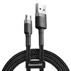 Καλώδιo USB Baseus Cafule 2.4A 1m Micro (grey/black)