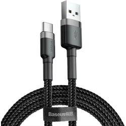 Καλώδιo USB Baseus Cafule 0.5 m 2.0 A USB-C Black