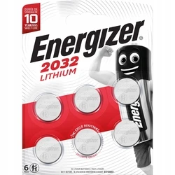 Μπαταρίες Ρολογιών Energizer CR2032 6 PIECES NEW