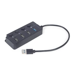 USB Hub Gembird UHB-U3P1U2P3P-01 4-port (1 x USB 3.1 + 3 x USB 2.0)