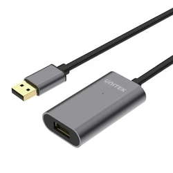 Καλώδιo USB Unitek Y-271 5 m USB 2.0 USB A Grey