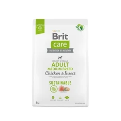 Ξηρά Τροφή Σκύλων Brit Care Sustainable Adult Medium Breed Chicken & Insect 3 kg
