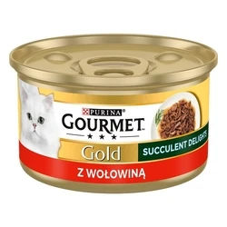 Υγρή Τροφή Γάτας Purina Gourmet Gold Succulent Delights Beef 85g