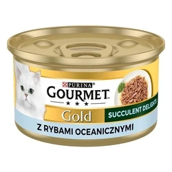 Υγρή Τροφή Γάτας Purina Gourmet Gold Succulent Delights Ocean fish 85g