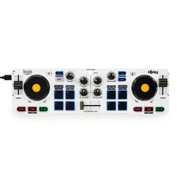 DJ Controller Hercules MIX Bluetooth Andoid e 2 channels Black, White, Yellow