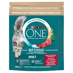 Ξηρά Τροφή Γάτας Purina One Bifensis Adult Beef 800 g