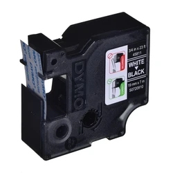 Ταινίες Ετικετογράφου Dymo D1 Standard - White on Black - 19mm x 7m