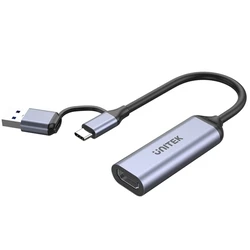 Αντάπτορας USB Unitek Video grabber Type-C/A, 4K HDMI 1.4b