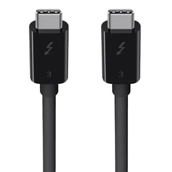 Καλώδιο USB Belkin F2CD084bt0.8MBK 0.8 m 40 Gbit/s Black