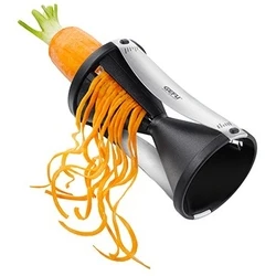 Κόπτης Gefu Spirelli slicer Manual Black, Silver Plastic, Stainless steel